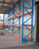 Rack de Bodega de Carga Pesada 3000kg/Nivel con Mallas PMX-1143 ***SE VENDE POR PIEZAS***