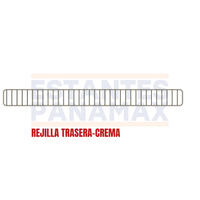Rejilla de Hierro Trasera Crema 9.5x104cm RT104-CR