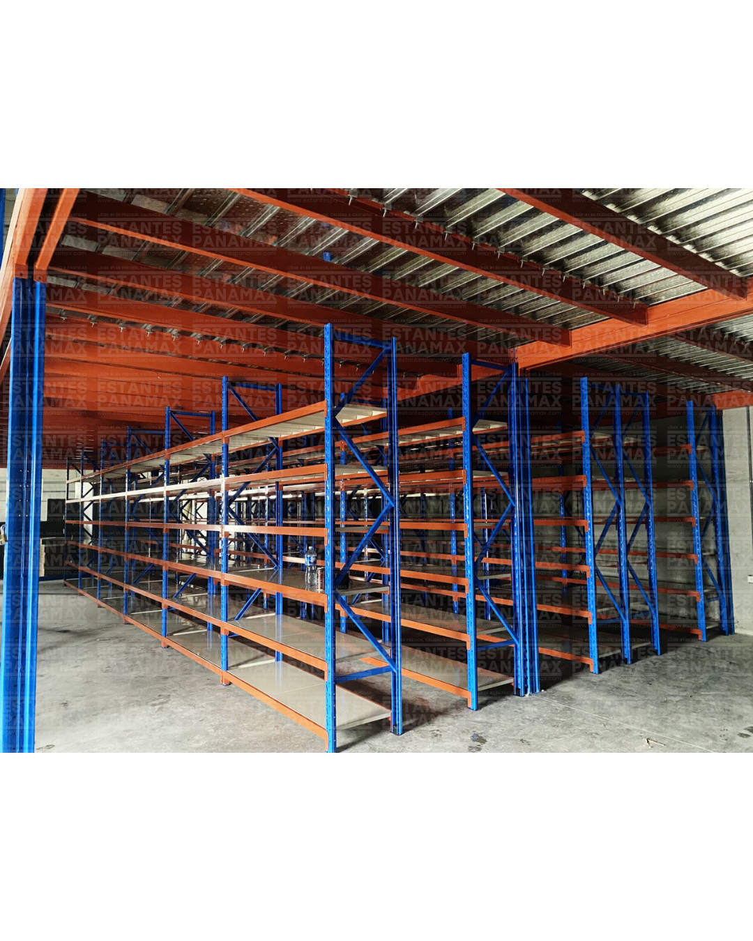 Rack para Bodega de Carga Mediana de 4 Niveles 350kg/Nivel 200x200x60cm PMX-1081
