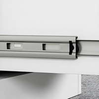 Archivador de Metal Gris de 2 Gavetas 73x62x46cm KY-G080-2
