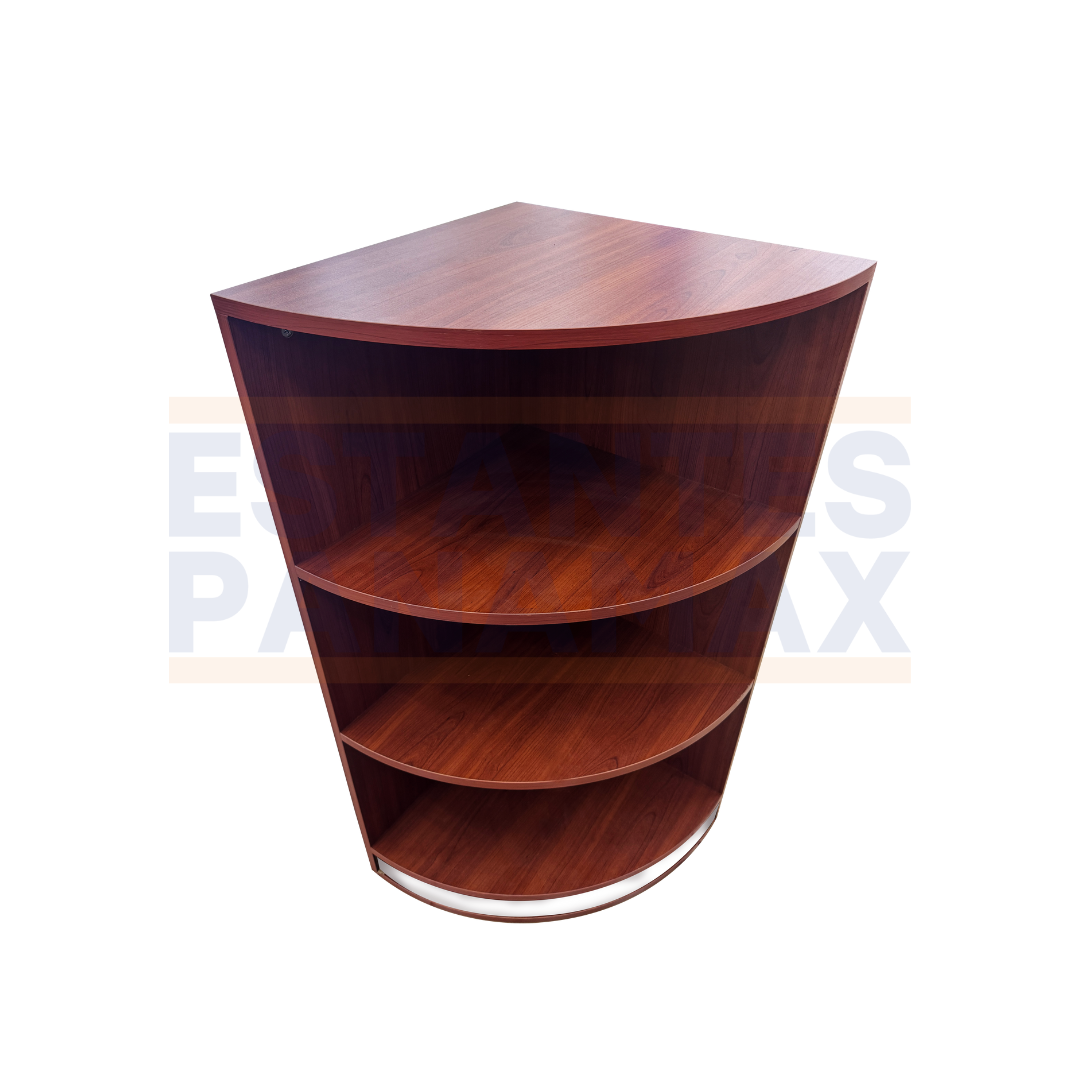 Esquinero de MDF Caoba 4 Niveles 110x50x50cm KW-013