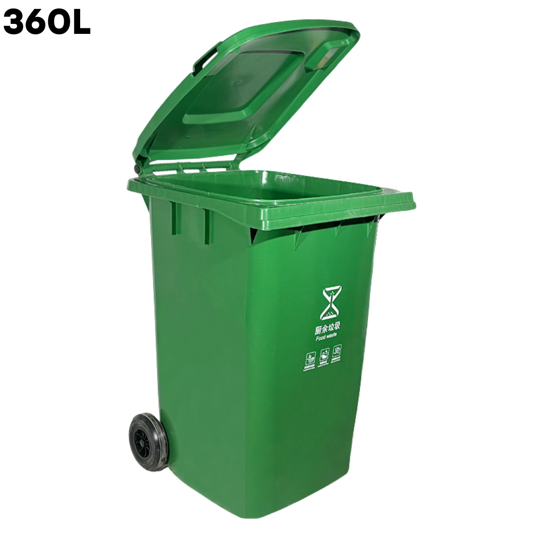 Tanque de Basura Plástica con Ruedas 360L PMX-1266