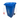 Tanque de Basura Basurero Tinaco con Ruedas de Plástico 240L Azul 240L-AZUL
