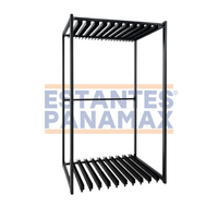 Estante Exhibidor de 10 Puertas 230x112x93cm PMX-1393