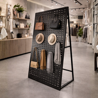 Exhibidor Display para Baldosas o Productos Metálico Negro 210x120cm PMX-1392