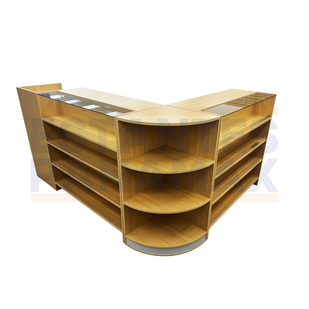 Set 3 Muebles de MDF Diseño Madera KD-009