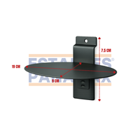 Soporte Exhibidor de Zapatillas Zapatos de Metal Negro para Tabla Ranurada B003