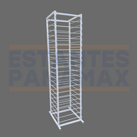 Estante para Cintas Blanco 80 Niveles 200x50x50cm PMX-1250