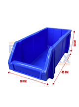 Organizador Plástico Azul 18x20x45cm B2
