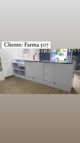 Vitrina de MDF Blanco 3 Niveles de Vidrio Templado 110x100x50cm BNM5-5