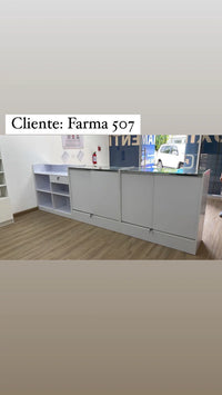Vitrina de MDF Blanco 3 Niveles de Vidrio Templado 110x100x50cm BNM5-5
