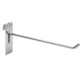 Ganchos Sencillos Metálicos Cromado para Sistema de Rejilla / Malla 6" a 12" 6mm CAJA 200UND.