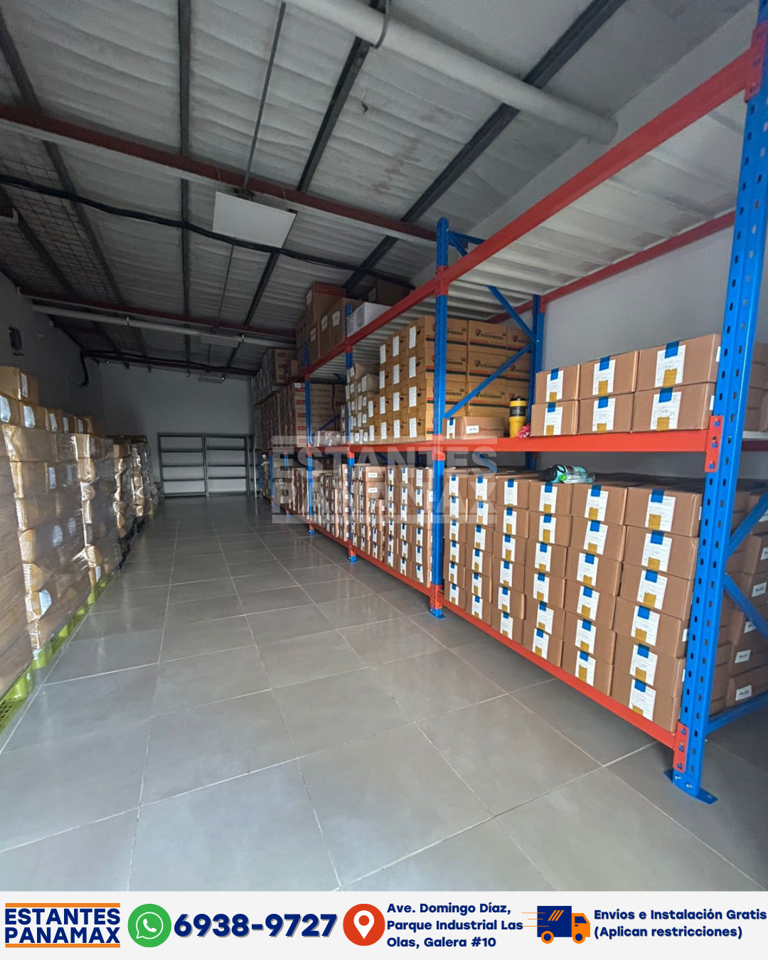Rack de Bodega de Carga Pesada 1000kg/Nivel con Tablas PMX-1126 ***SE VENDE POR PIEZAS***