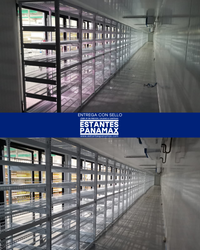 Estante para Cuarto Frío de 6 Niveles Blanco 150kg/Nivel PMX-1199