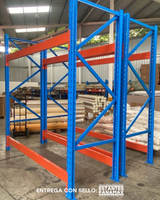 Rack de Bodega de Carga Pesada 3000kg/Nivel con Mallas PMX-1143 ***SE VENDE POR PIEZAS***