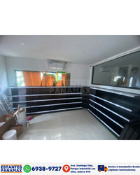 Góndola Doble Perforado Negro 5 Niveles 150x120x100cm 150kg/nivel PMX-1176