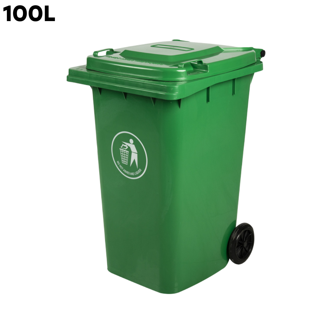 Tanque de Basura Plástica con Ruedas 100L PMX-1267