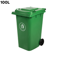 Tanque de Basura Plástica con Ruedas 100L PMX-1267