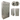 Casillero de Metal Gris de 15 Compartimientos 11-2218 Lockers.