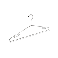 Gancho de Ropa Metálico 44cm Silver J85940N