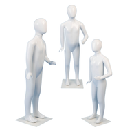 Maniquí de Niño Cuerpo Completo (0-5 Años) Blanco HMAN-042N