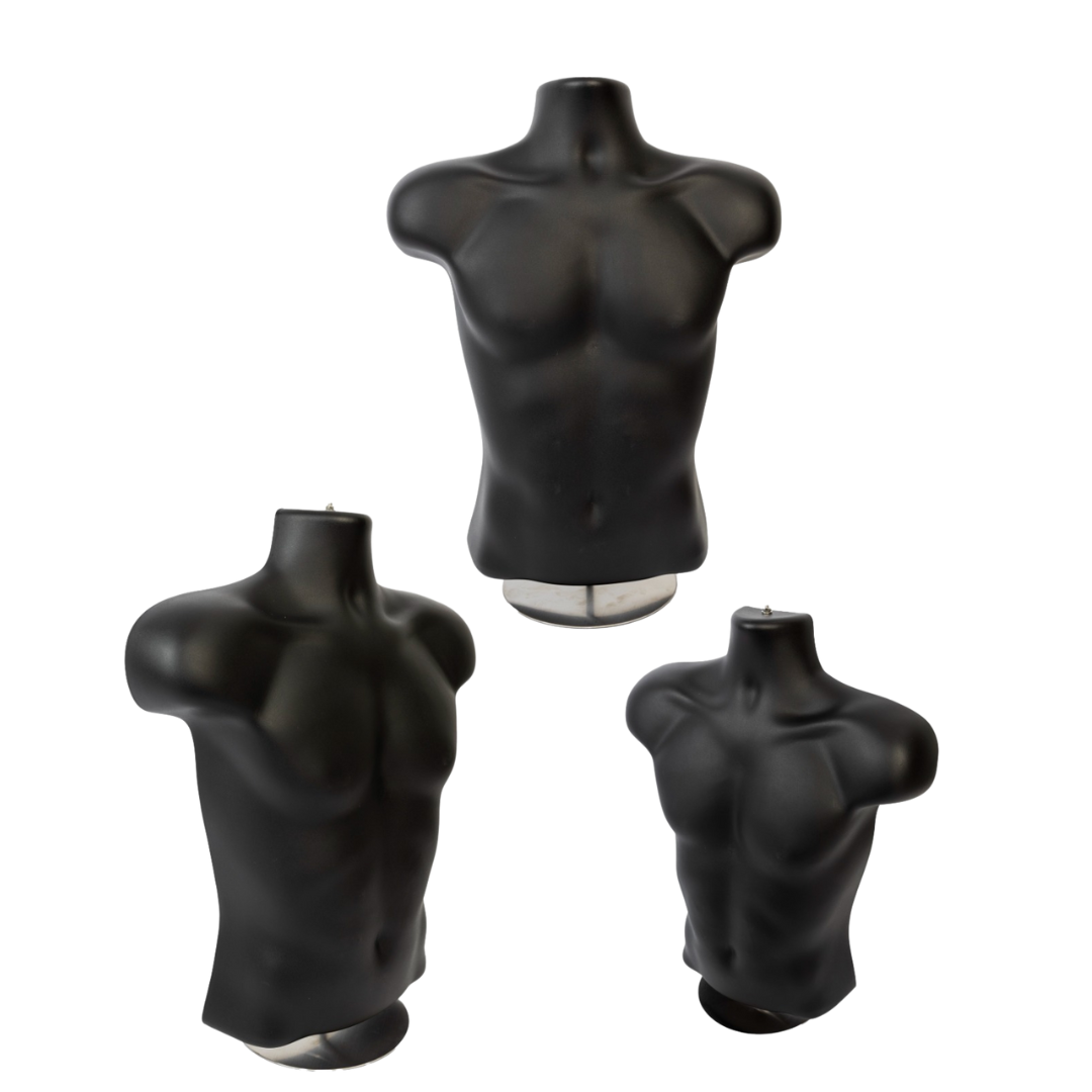 Silueta de Torso Hombre Negro H86183