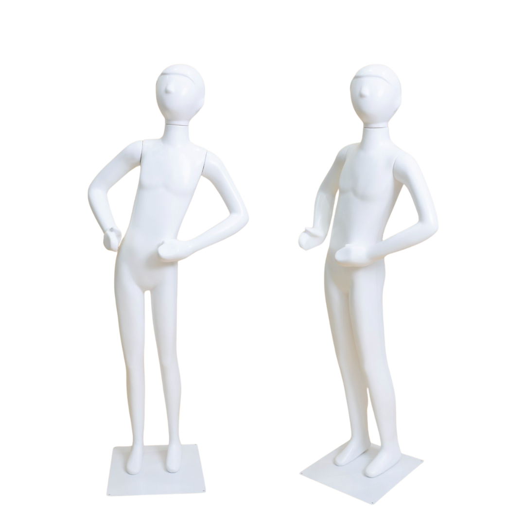 Maniquí de Cuerpo Completo Niño Blanco HMAN-076