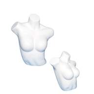 Maniquí de Torso Dama Plástico Blanco H86494