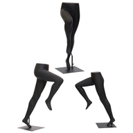 Maniquí de Pantalón Dama Deportivo Fibra de Vidrio Negro H-JR-R-3A