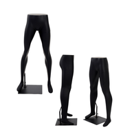 Maniquí de Pantalón Dama Fibra de Vidrio Negro H-JR-R-23