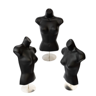 Silueta de Torso Dama Negro I86181