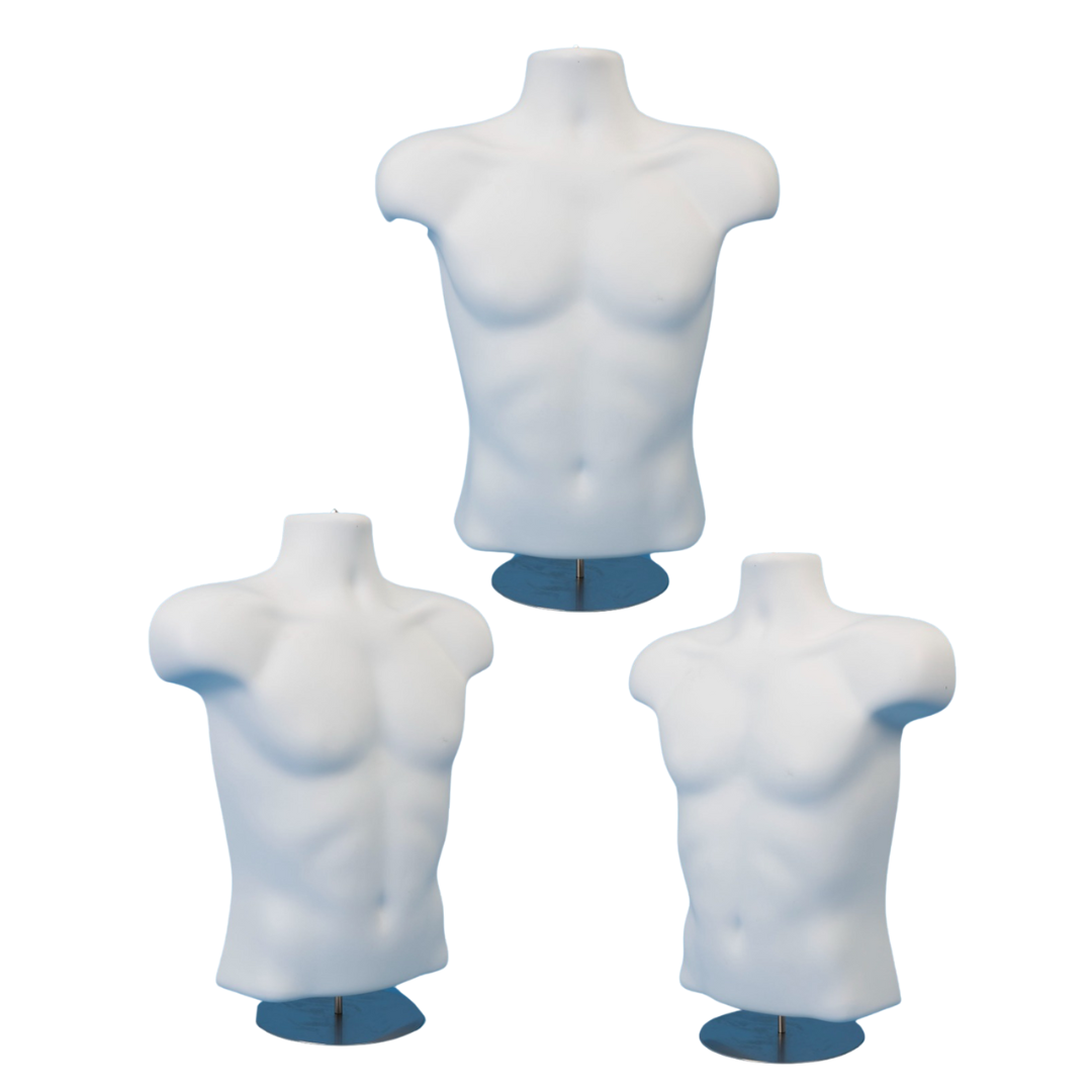 Silueta de Torso Hombre Blanco H86182