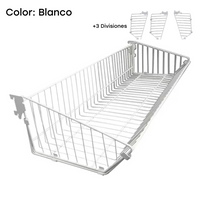 Canasta de Hierro para Estanterías en Color Crema PMX-1138 Negro PMX-1128 y Blanco PMX-1268