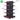 **MODELO ECONÓMICO** Góndola Doble Perforado Negro 5 Niveles 180x120x100cm 75kg/nivel PMX-3002-D