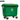 Contenedor de Basura Verde 660 Litros con Rueditas PMX-1265 Basurero. Tanque de basura.
