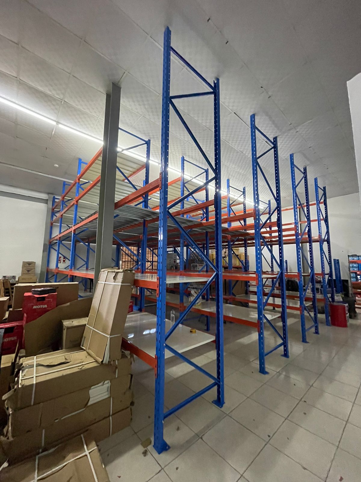 Rack de Bodega de Carga Pesada 3 Niveles Máx. Peso 1 Tonelada 2200*200 ...