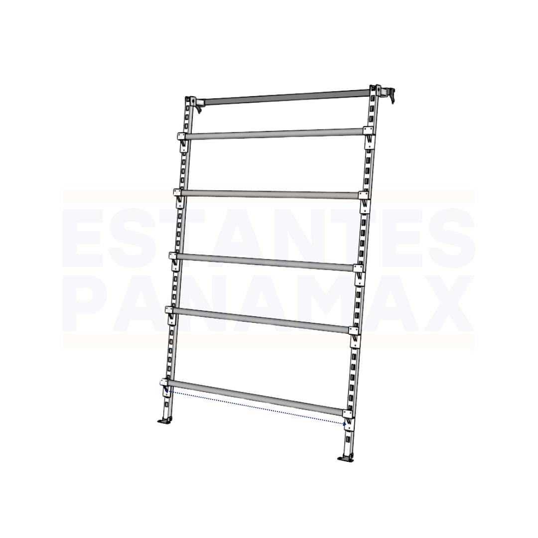 Set de 5 Tubos para Góndolas PMX-1246
